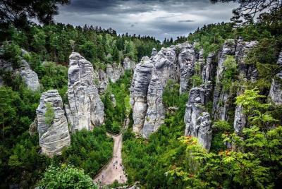 Carnival Row location Prachov Rocks in Bohemian Paradise: Walking tour 