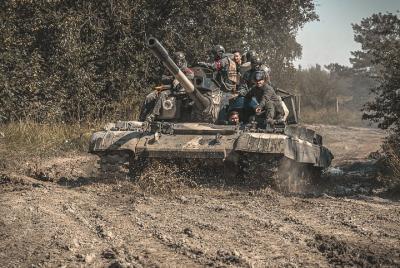 BMP Tank Ride and MagFed Paintball Adventure in Prague