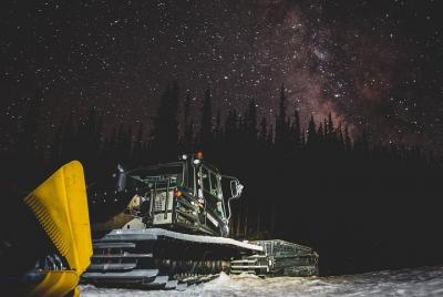 Group Fun in a Snowcat 