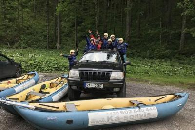 All day fun: Rafting in Czech River