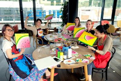 Learn to paint in Prague & sip some wine! Learn to paint in Prague & sip some wine!