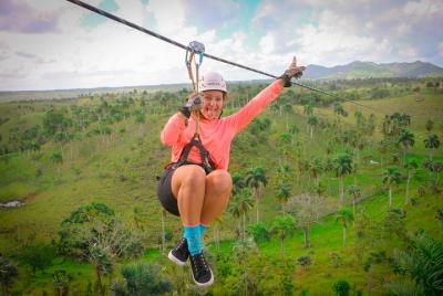 Punta Cana Zipline Excursion "8 Unique Carbon Fiber Lines and 1 hanging bridge" Punta Cana Zipline Excursion