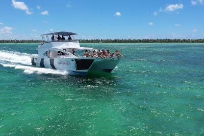 Blue Marine Catamaran Party Boat and Snorkeling in Punta Cana Blue Marine Catamaran Party Boat and Snorkeling in Punta Cana