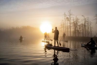 Private Sunrise SUP Adventure in Cena Mire from Riga