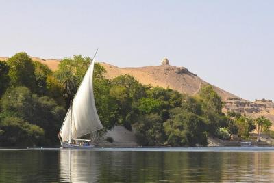 From Aswan enjoy a Full day Felucca sailing from the morning till
