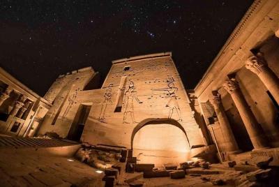 Sound and Light Show at Philae Temple in Aswan