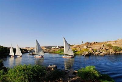 Sailing by Felucca in Aswan  Sailing by Felucca in Aswan