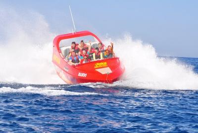 Mega Adrenaline Twister Speed Boat & Parasailing & Semi Submarine
