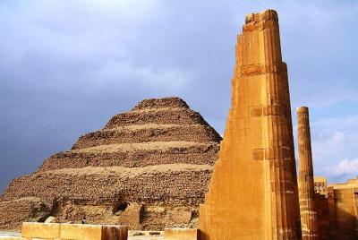 Giza Pyramids and Sakkara from Port Said port Giza Pyramids and Sakkara from Port Said port