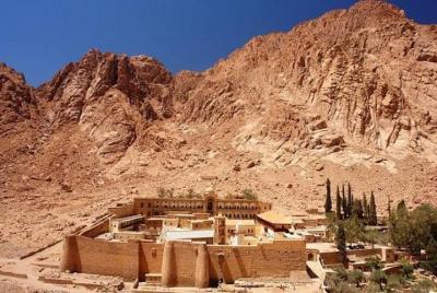 ST. CATHRINE MONASTRY & MOUNT SINAI FROM SHARM El SHEIKH( SUN RIS