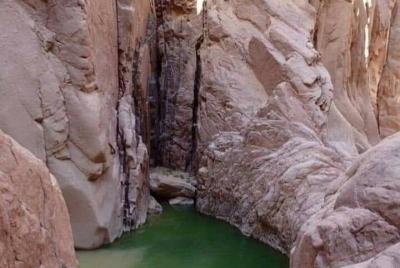 Grand Canyon and dahab city from Sharm el sheikh 