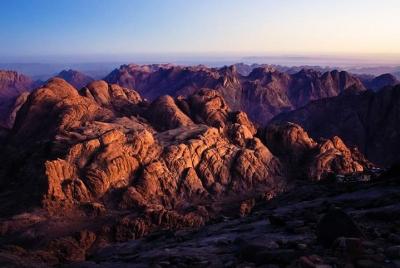 Mount Sinai and St. Catherine Monastery from Sharm El Sheikh