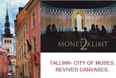 1h ART walking tour + 45min of Monet2Klimt exhibition. Tallinn th
