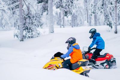 Lapland Family Snowmobile Safari from Levi Lapland Family Snowmobile Safari from Levi