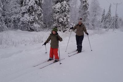 Cross-country skiing at Pyhä-Luosto Cross-country skiing at Pyhä-Luosto