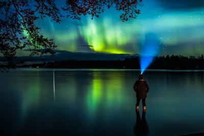 Autumn Aurora Borealis Picnic in Rovaniemi 