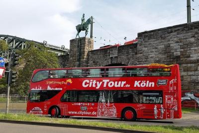 City Tour Cologne in a double-decker bus City Tour Cologne in a double-decker bus