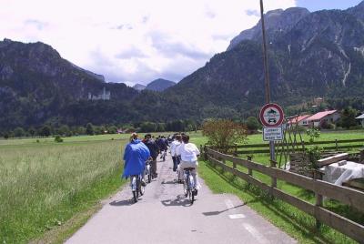 Neuschwanstein castle BikeTour from Munich by train incl.bike rid