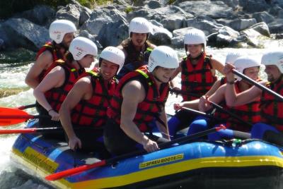 Isar rafting in Lenggries with private transport Isar rafting in Lenggries with private transport