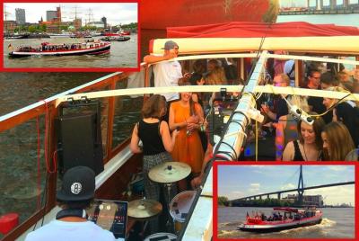 PRIVATE BOAT CHARTER with a traditional barge through Hamburg PRIVATE BOAT CHARTER with a traditional barge through Hamburg
