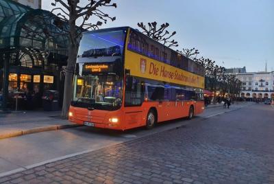 City tour of Hamburg in a double-decker bus Hopp on / Hopp off day ticket City tour of Hamburg in a double-decker bus Hopp on / Hopp off day ticket