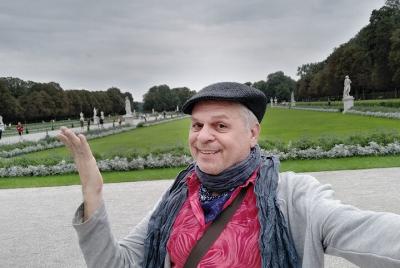 Travel Illustration in castle Nymphenburg