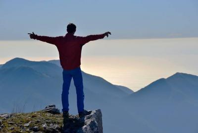 Taygetos Pyramid peak 2407m