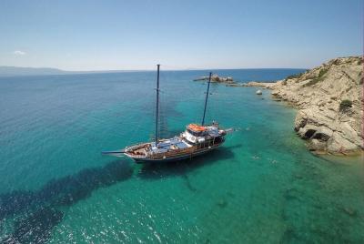 Full Day 3-Island Boat Cruise from Port of Kos Full Day 3-Island Boat Cruise from Port of Kos