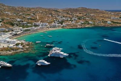 Mykonos Island South Coast Cruise with Lunch Mykonos Island South Coast Cruise with Lunch