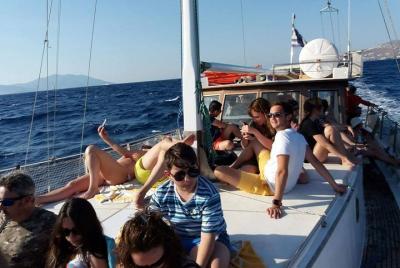 Shared Day Cruise to Mykonos South Beaches 