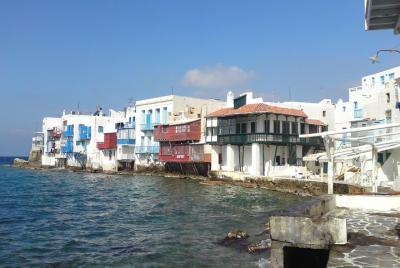 Strolling in Old Mykonos Town Strolling in Old Mykonos Town