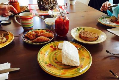 Private Authentic Greek Brunch Cooking Class in Mykonos with a Local