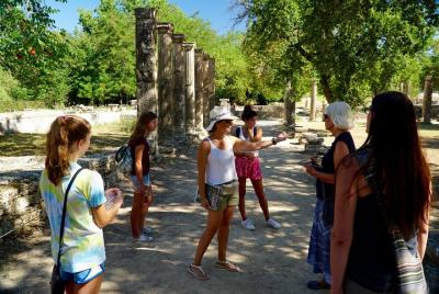 Small group local tour of Olympia (site only) Small group local tour of Olympia (site only)
