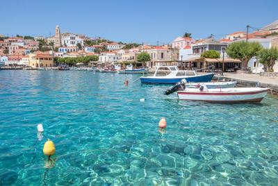 Halki Island day trip from Rhodes Island with transfer to Kamiros Skala Port Halki Island day trip from Rhodes Island with transfer to Kamiros Skala Port