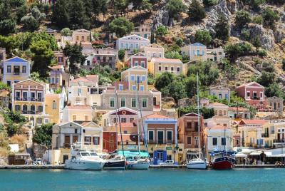 Symi Island from Rhodes with transfers from Ialyssos, Ixia, and Kallithea Symi Island from Rhodes with transfers from Ialyssos, Ixia, and Kallithea