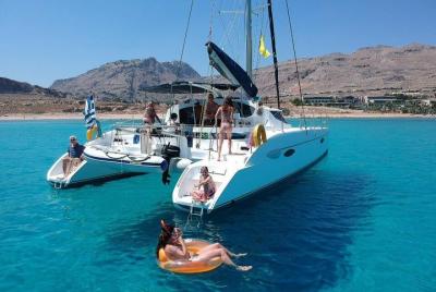 Private Catamaran Day Trip in Lindos, Rhodes with Lunch Private Catamaran Day Trip in Lindos, Rhodes with Lunch