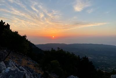 Sunset hiking from Salakos to Profitis Ilias Sunset hiking from Salakos to Profitis Ilias