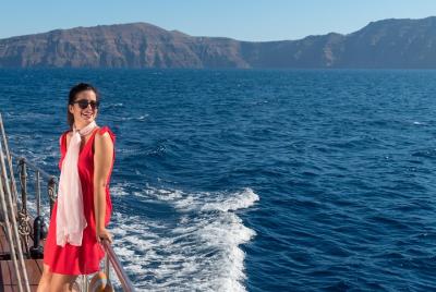 Caldera & Oia Sunset With King Thiras Boat Caldera & Oia Sunset With King Thiras Boat