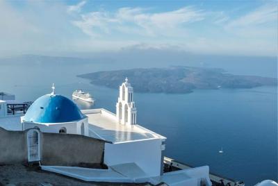 Santorini  Santorini's Panoramic Blue Shade Tour