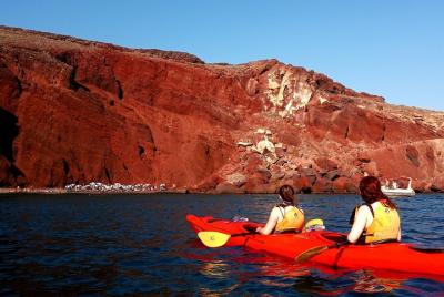 Santorini : Morning Sea Kayak & Snorkel with Lunch