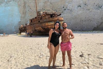 Zakynthos: early morning Shipwreck,Blue Caves and view point smal Zakynthos: early morning Shipwreck,Blue Caves and view point smal