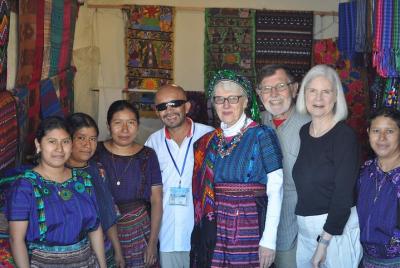Antigua in your hands with Mayan village from Puerto Quetzal Antigua in your hands with Mayan village from Puerto Quetzal