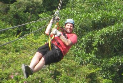Roatan Stewart Tours:zip Line Tour & Beach Day 