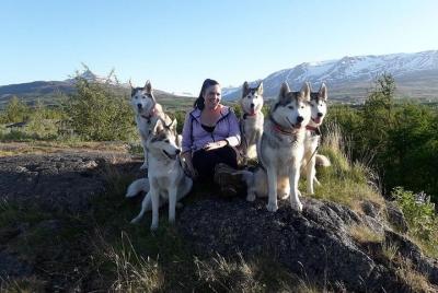 Hiking with Husky in Akureyri Hiking with Husky in Akureyri