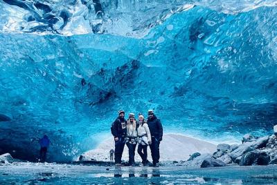 Natural Crystal Blue Ice Cave Tour of Vatnajökull Glacier