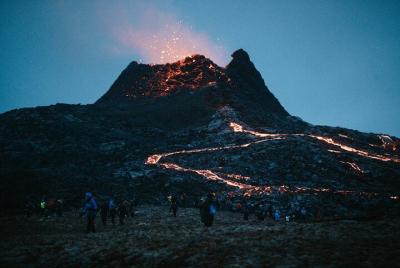 Half-Day Active Volcano Hike Evening Tour from Reykjavík Half-Day Active Volcano Hike Evening Tour from Reykjavík