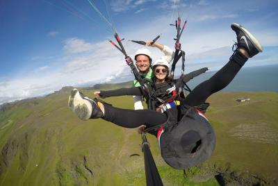 Tandem Paragliding Flights from Vik Tandem Paragliding Flights from Vik