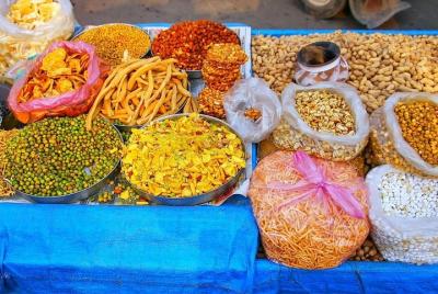 An Evening at Agra Bazaar