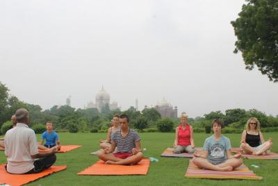 1-Hour Yoga Session Facing Taj Mahal including Hotel Transfer 1-Hour Yoga Session Facing Taj Mahal including Hotel Transfer