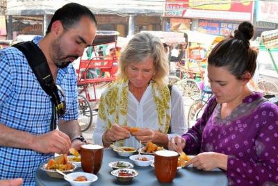 Small-Group Food Walking Tour in Mathura Including Rickshaw Ride Small-Group Food Walking Tour in Mathura Including Rickshaw Ride